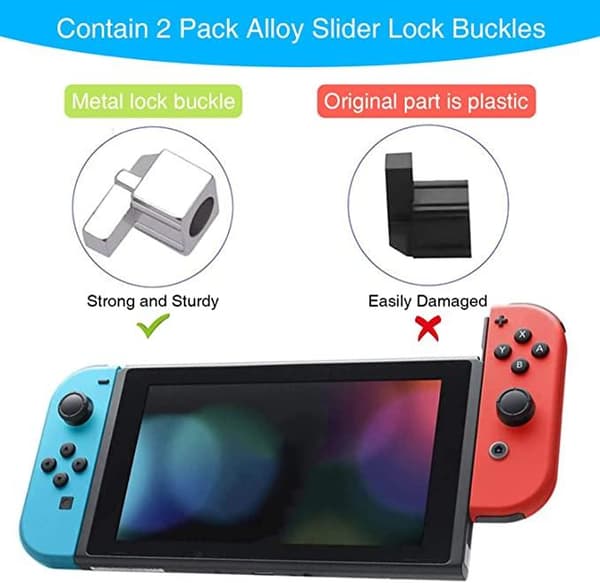 Reparationssæt 25 dele – Kompatibel med Nintendo Switch Multicolor
