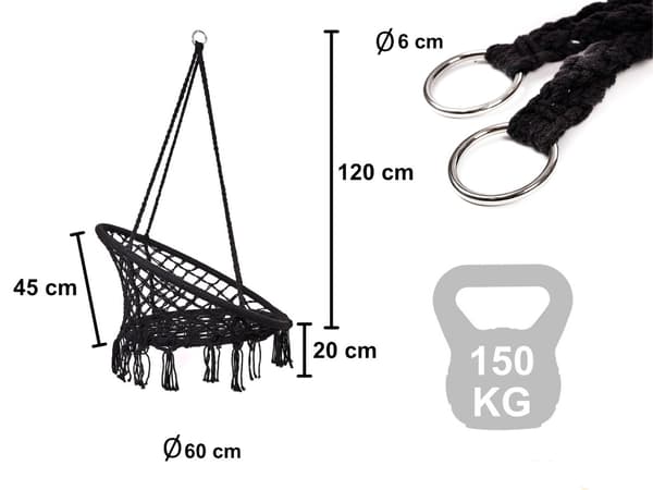 Hängstol / Hammock - Hängande Gunga
