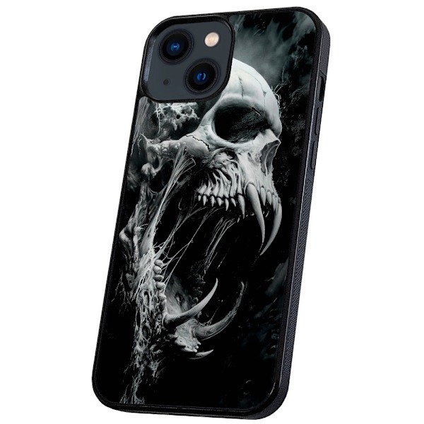 iPhone 14/15 Plus - Deksel/Mobildeksel Skull