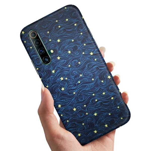 Realme X50 - Cover/Mobilcover Stjernemønster