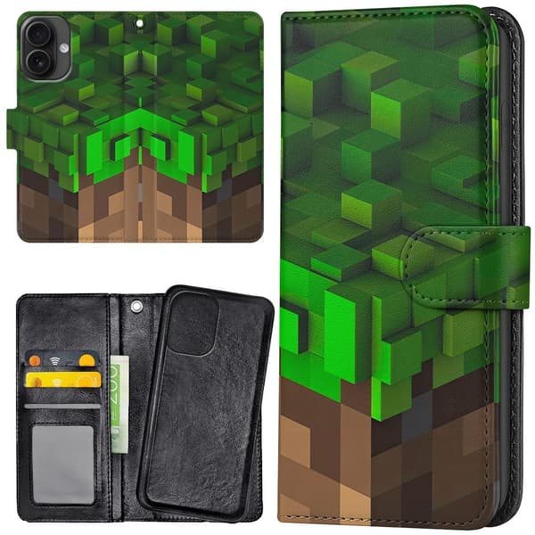 iPhone 16 Plus - Mobilcover/Etui Cover Minecraft