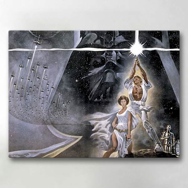 Canvas-taulut / Taulut - Star Wars - 40x30 cm - Canvastaulut Multicolor