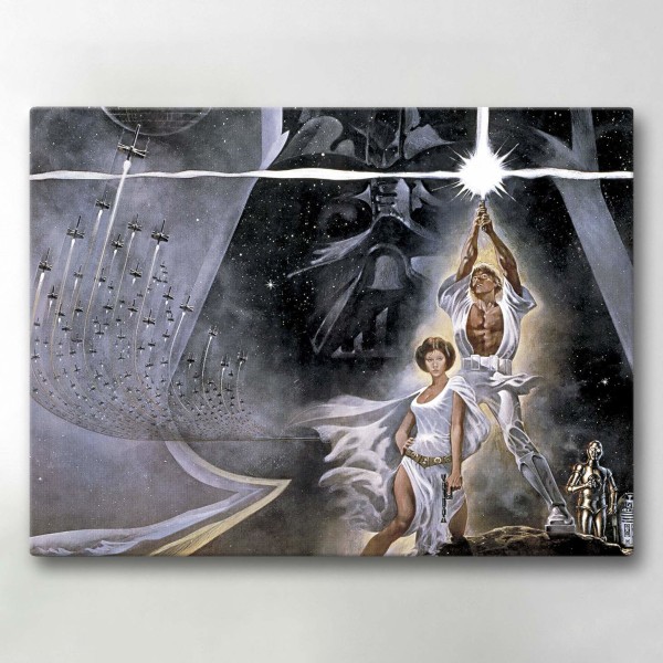 Canvastavla / Tavla - Star Wars - 40x30 cm - Canvas multifärg