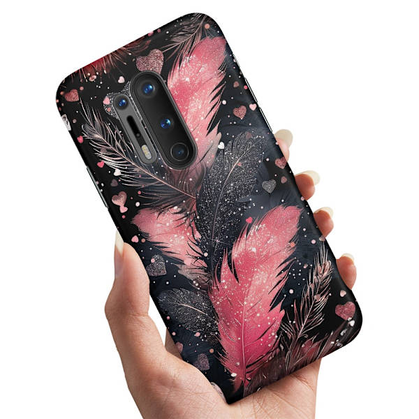 Deksel / Mobildeksel til OnePlus 8 Pro - Feathers