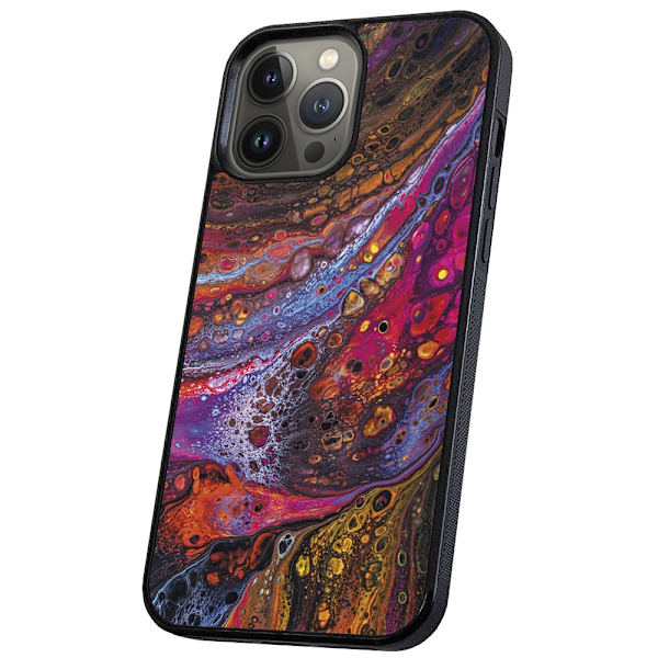iPhone 16 Pro Max - Deksel/Mobildeksel Psykedelisk