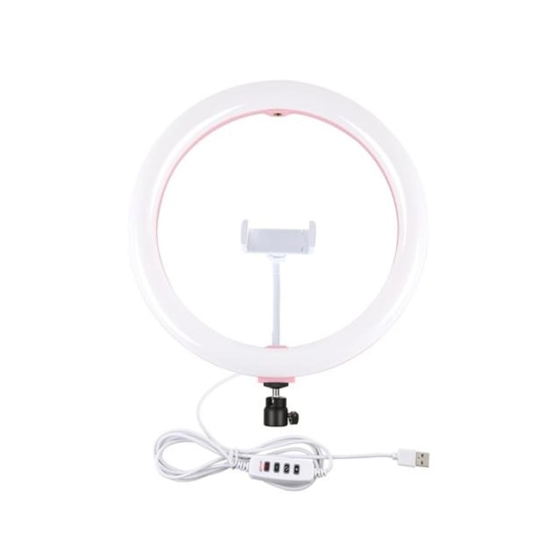 LED-ringlampa - Selfie Lampa med Klämma till Mobil - 30 cm