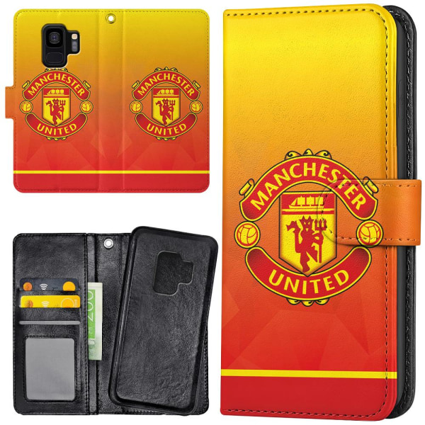 Samsung Galaxy S9 - Lompakkokotelo/Kuoret Manchester United