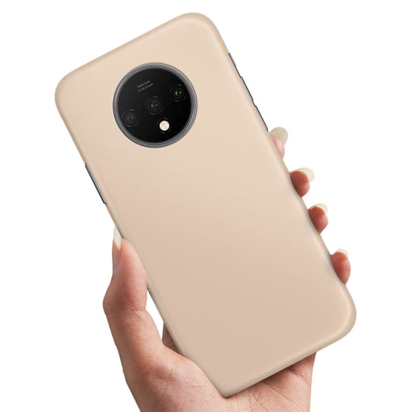 OnePlus 7T - Cover/Mobilcover Beige Beige