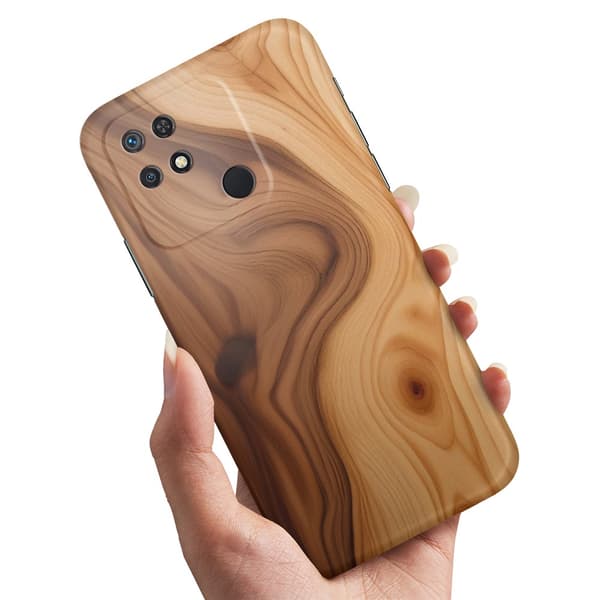 Deksel / Mobildeksel til Xiaomi Redmi 10C - Wood