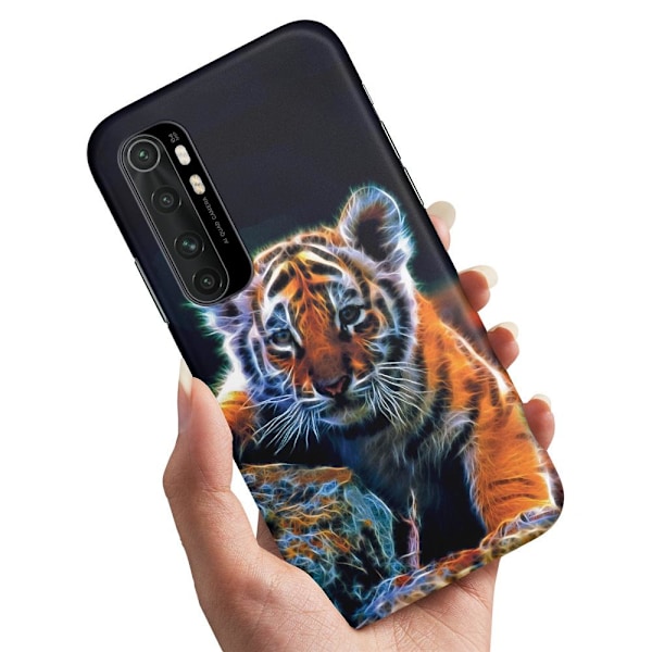 Xiaomi Mi Note 10 Lite - Skal/Mobilskal Tigerunge