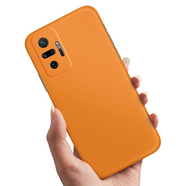 Xiaomi Redmi Note 10 Pro - Deksel/Mobildeksel Oransje