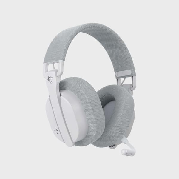 White Shark Premium FIRECREST Trådlöst Over-Ear Gaming Headset Vit/Grå