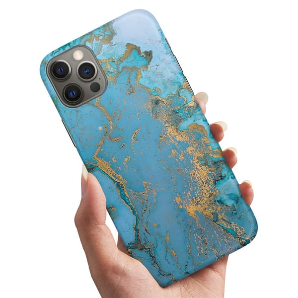 Cover / Mobilcover til iPhone 15 Pro - Marmor