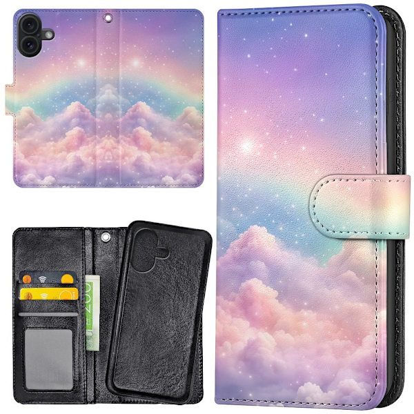 iPhone 17 - Plånboksfodral/Skal Rainbow Clouds