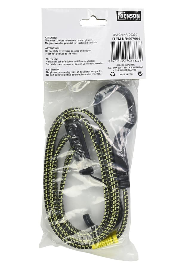 Elastisk rem 25-115 cm med krok