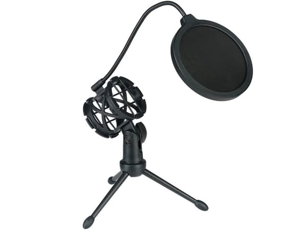 USB-mikrofon RGB - Studiomikrofon för streaming och gaming