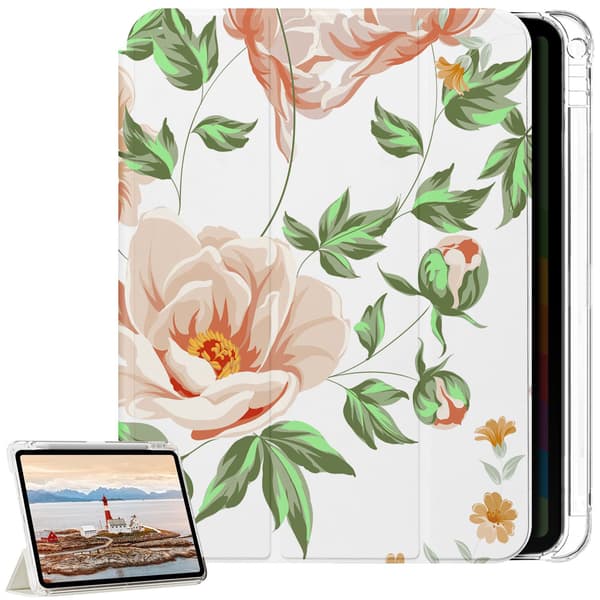 Deksel til iPad Air 11" 6th/7th gen - M2/M3 - 2024/2025 - Blomstermønster