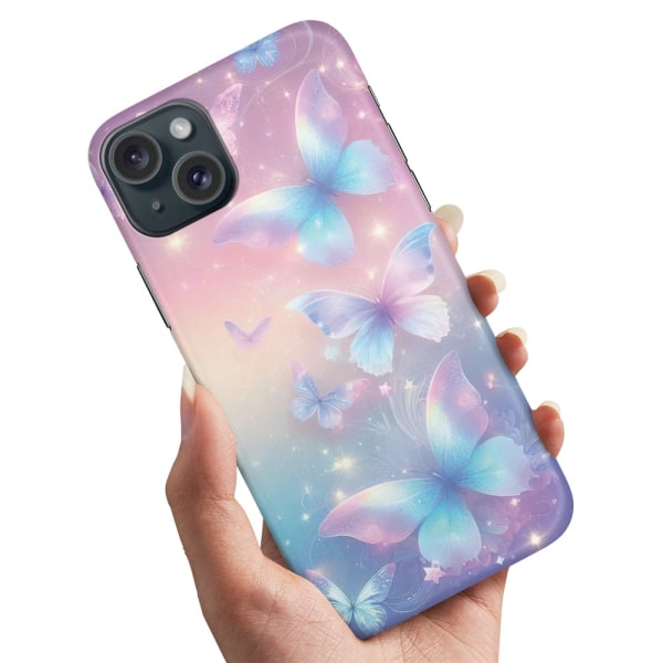 iPhone 15 Plus - Cover/Mobilcover Butterflies