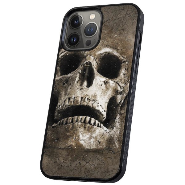 iPhone 14 Pro - Skal/Mobilskal Cracked Skull