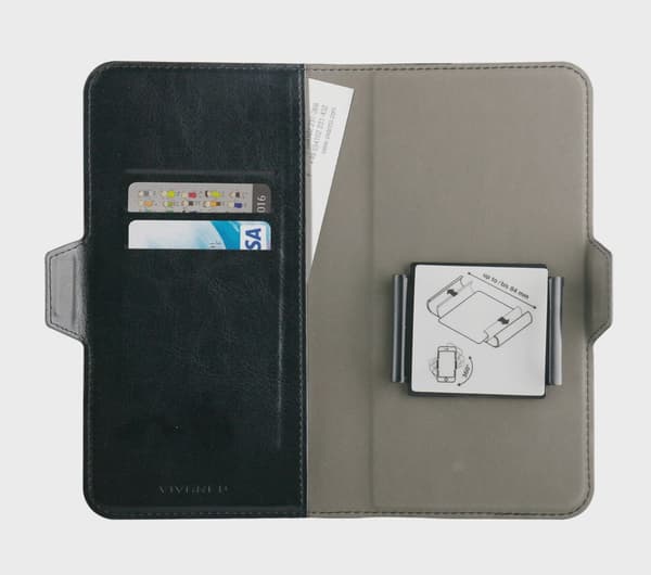 Vivanco Universal Plånboksfodral XL 3-kort Svart