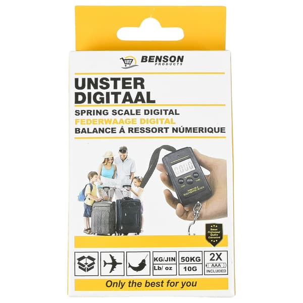 Fjädervåg digital krok 40 kg