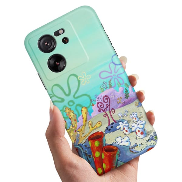 Deksel / Mobildeksel til Xiaomi 13T / 13T Pro - Svampebob