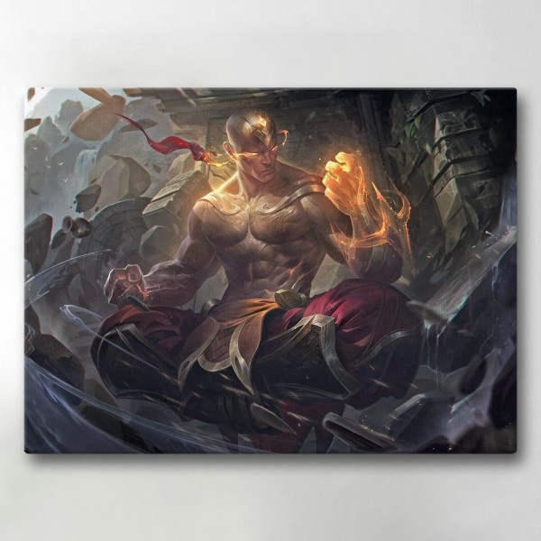 Lærredsbillede / Lærredstryk - League of Legends - 40x30 cm - Lærred