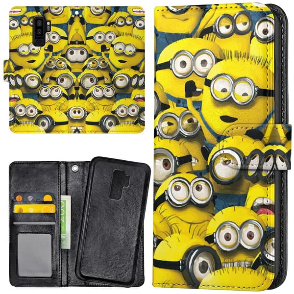 Samsung Galaxy S9 Plus - Plånboksfodral/Skal Minions