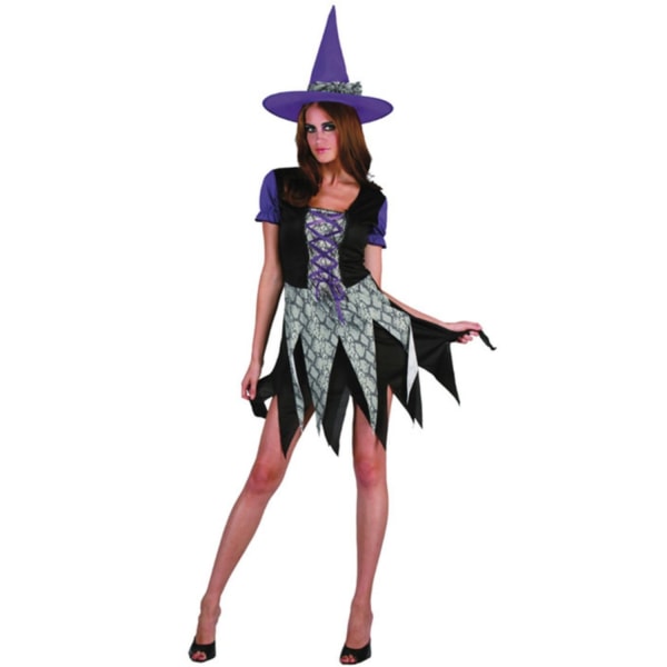 Witch Purple Budget Masquerade Costume - Halloween & Masquerade