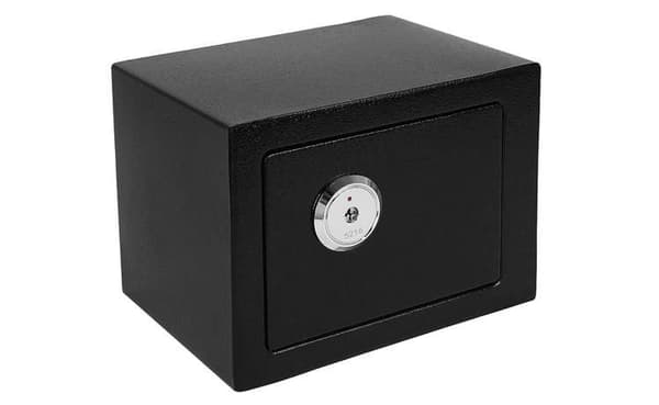 Verdiskap med Nøkkel / Sikkerhetsskap - Pengeskap Black
