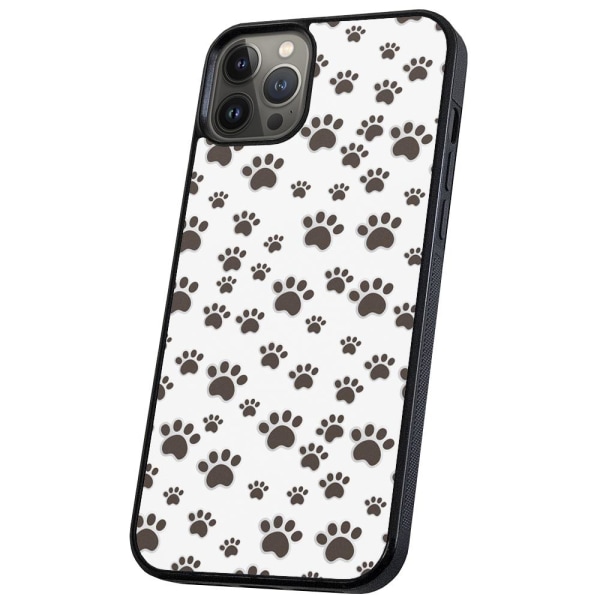 iPhone 11 Pro - Skal/Mobilskal Paw Pattern multifärg