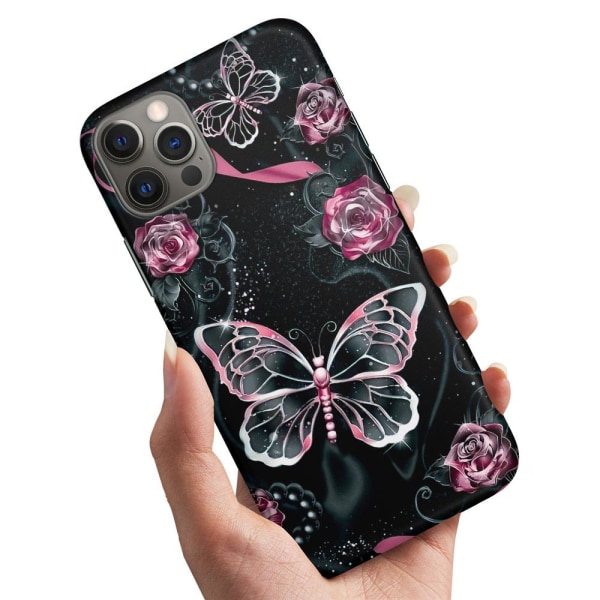 iPhone 12 Pro Max - Skal/Mobilskal Fjärilar