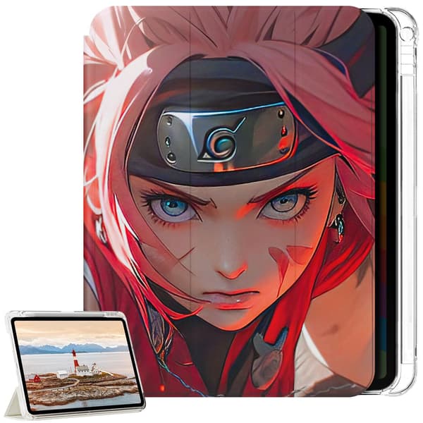 Cover til iPad Mini 6th gen / iPad Mini (A17 Pro) - A15/A17 Pro - 2021/2024 - 8.3" - Sakura Naruto