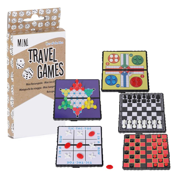 Magneettiset Minipelit - Lautapelit / Seurapelit / Perhepelit Tre i rad (Tic Tac Toe)