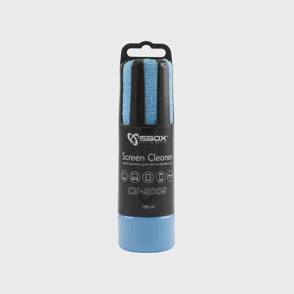 SBOX Skärmrengöring 150ml inkl. Mikrofiberduk Blå