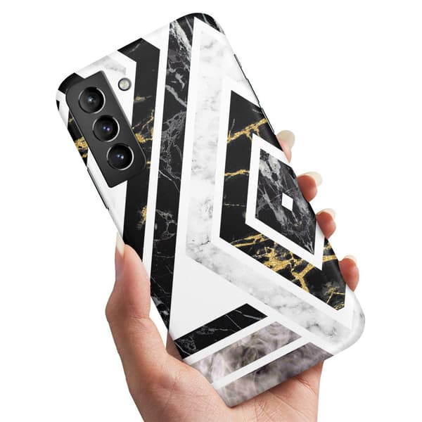 Deksel / Mobildeksel til Samsung Galaxy S22 - Krokete Mønster Multicolor