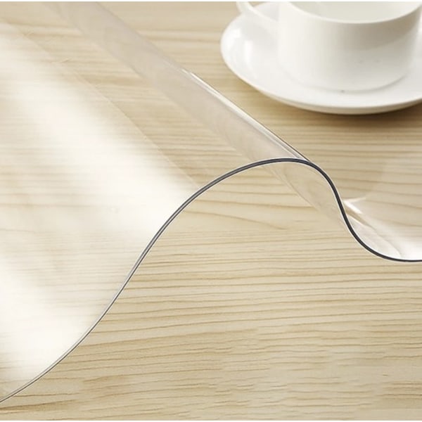 Beskyttelsesmatte Plast 1mm - 120x60cm Transparent