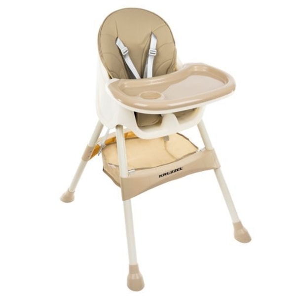 Barnestol - Børnestol med bakke Beige