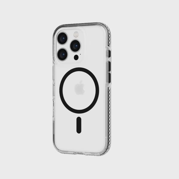 Tech21 Evo Crystal MagSafe iPhone 16 Pro Svart