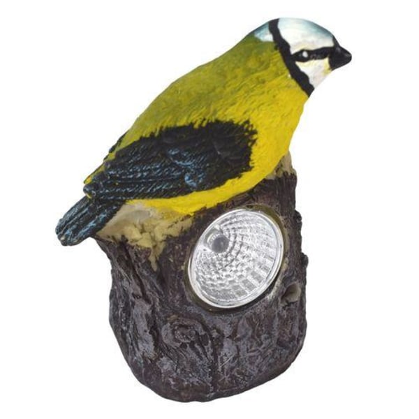 2-Pack solcelledrevet fugl med lampe - Fuglesang / Fuglesang Multicolor