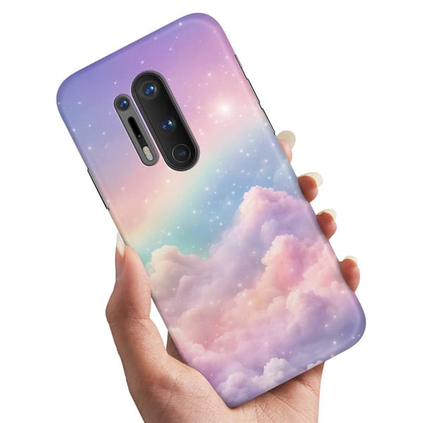 Skal / Mobilskal till OnePlus 8 Pro - Rainbow Clouds