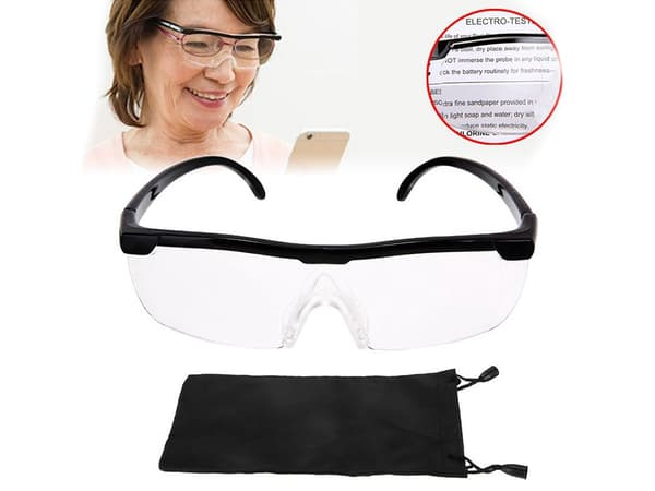 Förstoringsglasögon stor vision 160% zoom