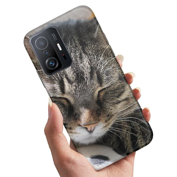 Deksel / Mobildeksel til Xiaomi 11T / 11T Pro 5G - Sovende Katt Multicolor