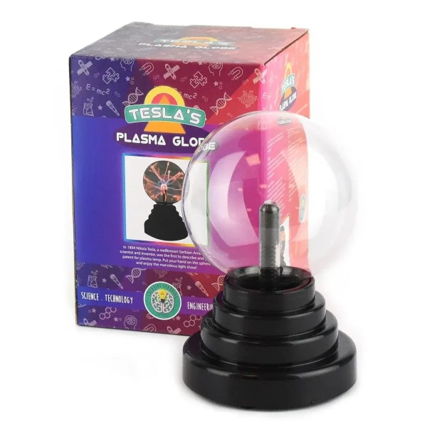 Energy Ball Lamppu / Plasma Ball - 10 cm Multicolor