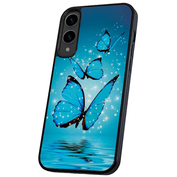 Samsung Galaxy S25 Edge - Deksel/Mobildeksel Glitrende Sommerfugler