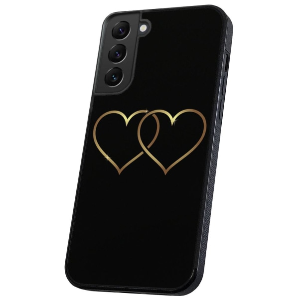 Samsung Galaxy S21 - Cover/Mobilcover Double Hearts