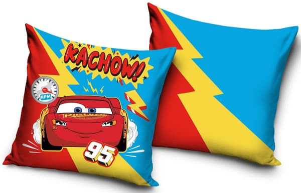 Disney Bilar Thunder kuddfodral 40×40 cm sammet