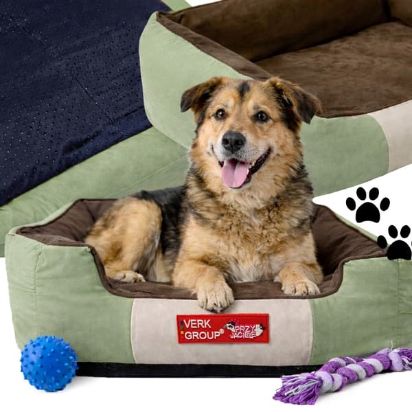 Hund- och kattbädd medium halkfri Green