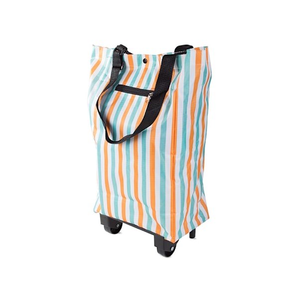 Indkøbstrolley / Indkøbstaske - Taske med hjul MultiColor Randig