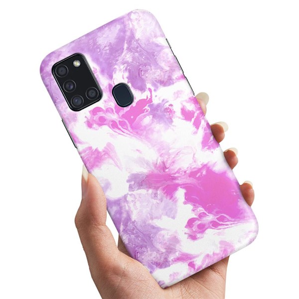 Samsung Galaxy A21s - Deksel/Mobildeksel Marmor Multicolor